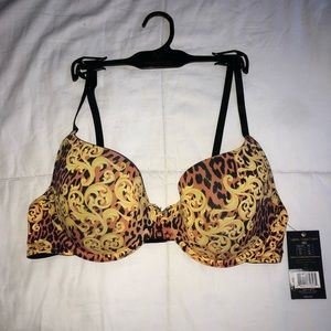 BRAND NEW Versace cheetah print bra.